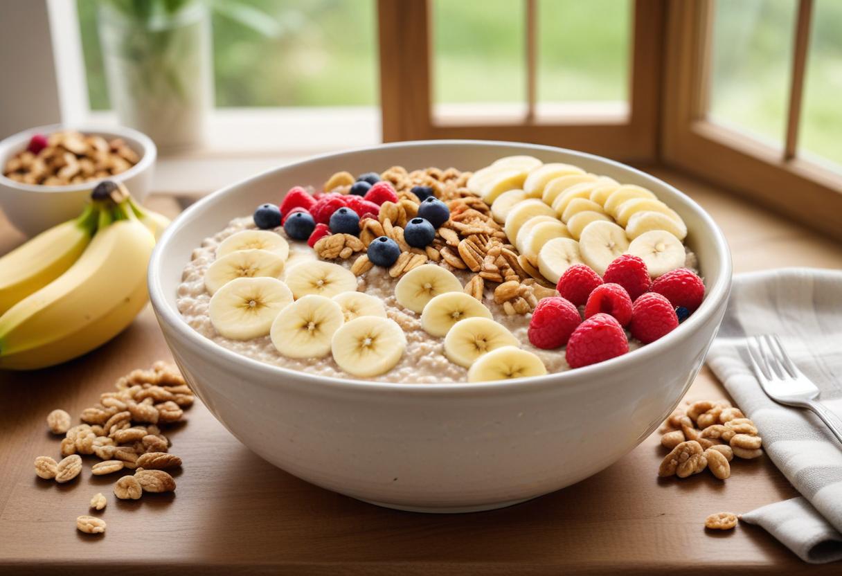 Gör din frukost roligare med havregrynsgröt! illustration