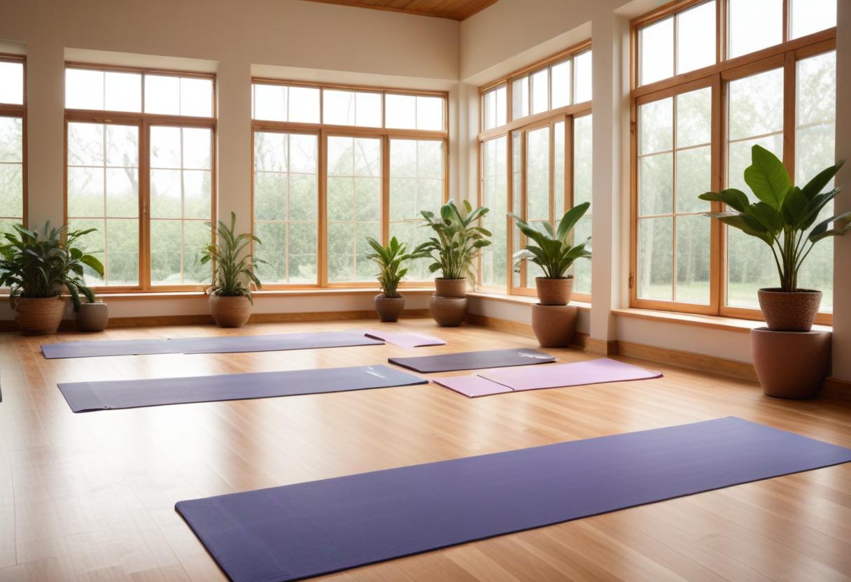 Hitta din perfekta yogamatta för bekväm träning illustration
