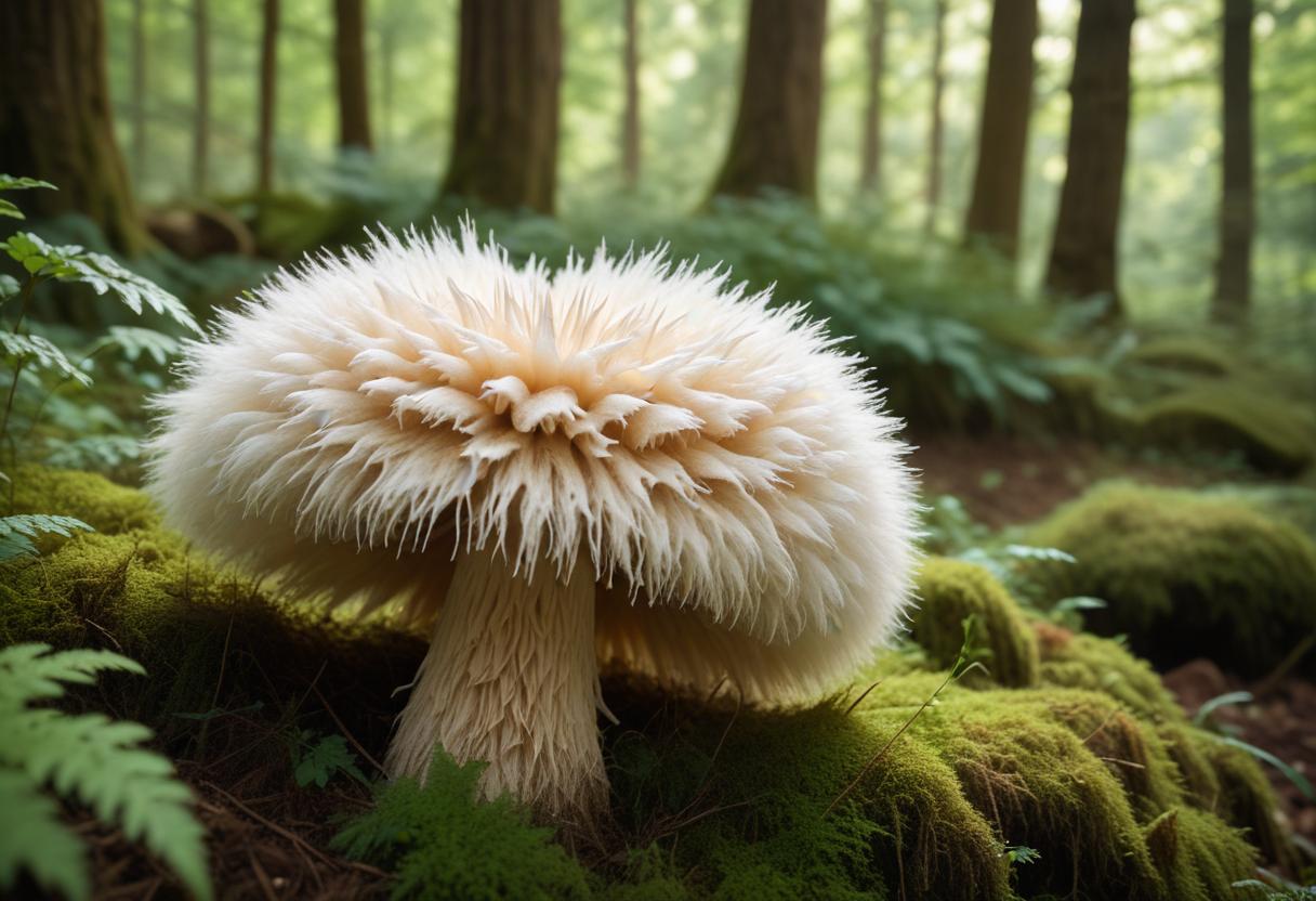 Upptäck fördelarna med lion's mane för ditt välmående illustration